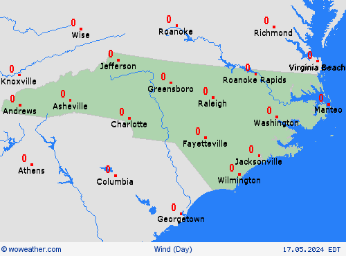 wind  USA Forecast maps