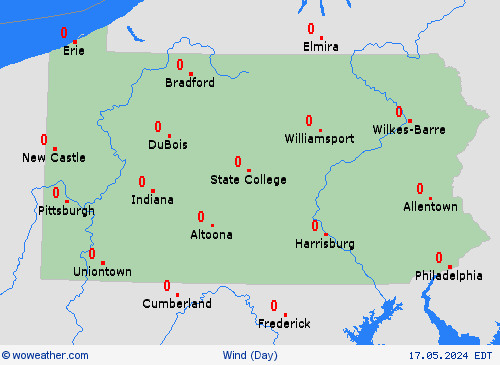 wind  USA Forecast maps