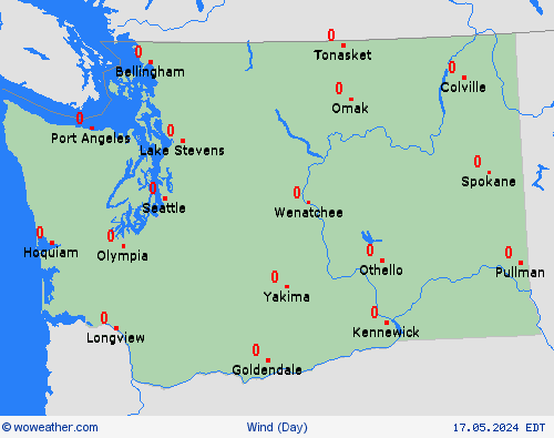 wind  USA Forecast maps