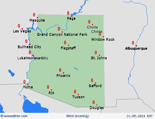 wind  USA Forecast maps