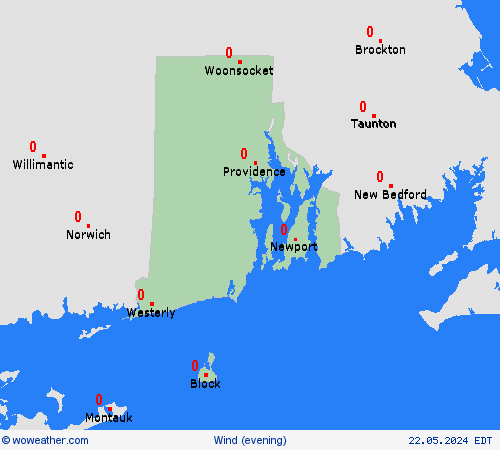 wind  USA Forecast maps