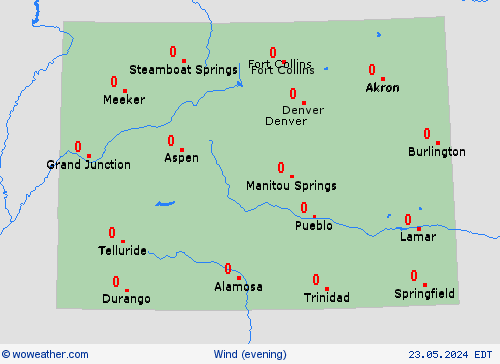 wind  USA Forecast maps