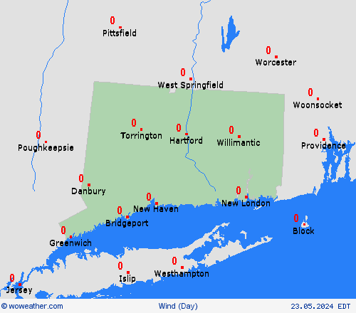 wind  USA Forecast maps