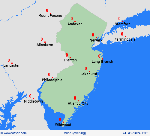 wind  USA Forecast maps