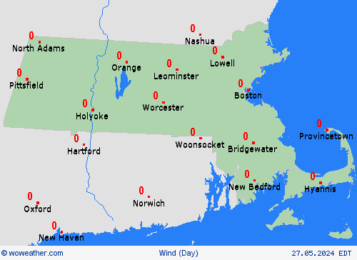 wind  USA Forecast maps