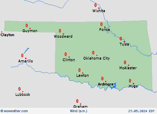 wind  USA Forecast maps