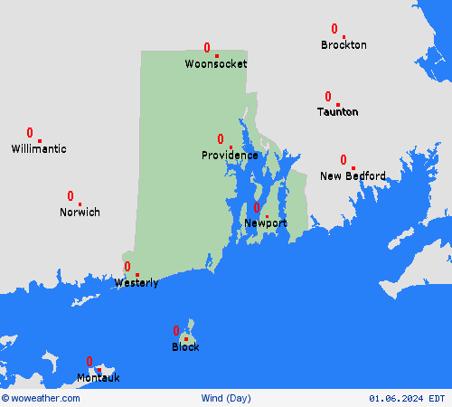 wind  USA Forecast maps