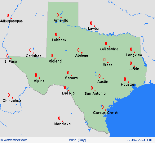 wind  USA Forecast maps