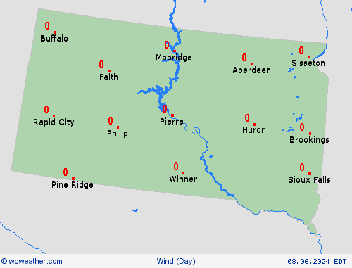 wind  USA Forecast maps