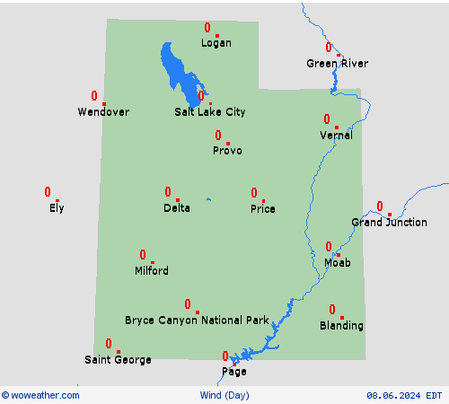 wind  USA Forecast maps