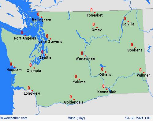 wind  North America Forecast maps