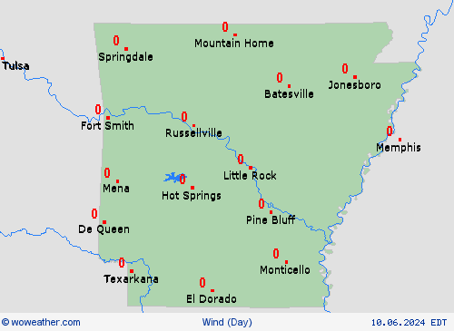 wind  USA Forecast maps