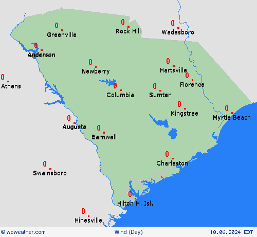 wind  USA Forecast maps