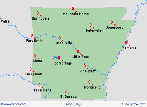 wind  USA Forecast maps