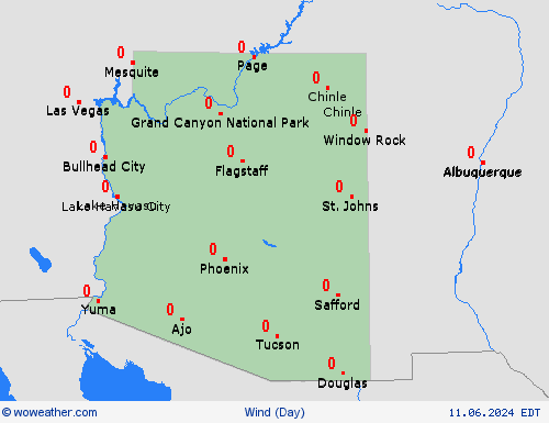 wind  USA Forecast maps