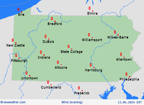 wind  USA Forecast maps