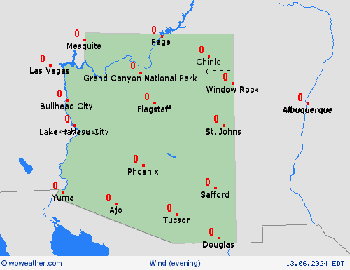 wind  USA Forecast maps