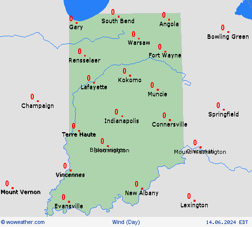 wind  USA Forecast maps