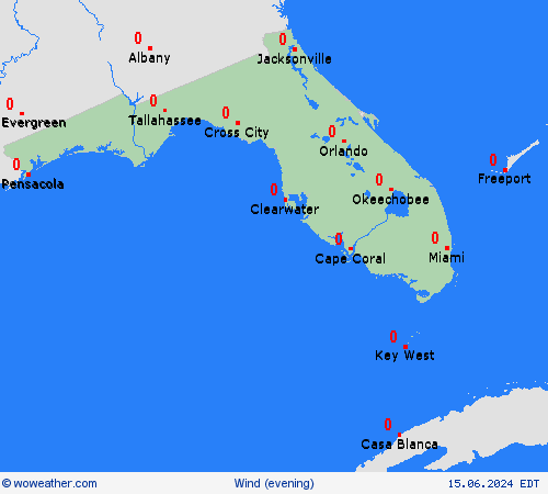 wind  USA Forecast maps