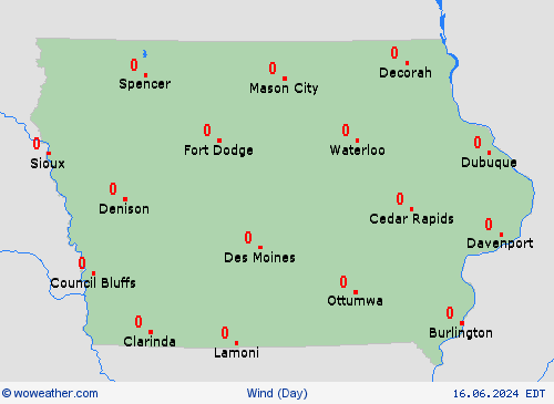 wind  USA Forecast maps