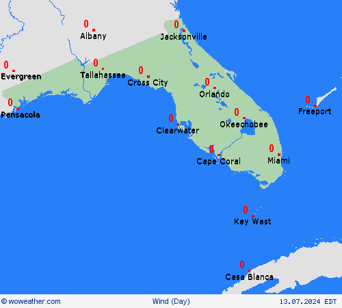 wind  USA Forecast maps